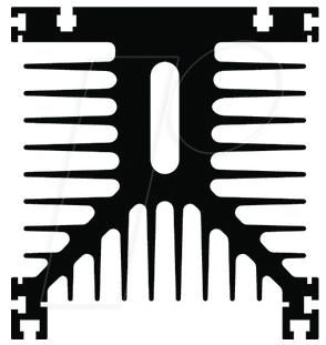 SK 109 100 SA - Kühlkörper, 100 mm, Alu, 0,48 K/W