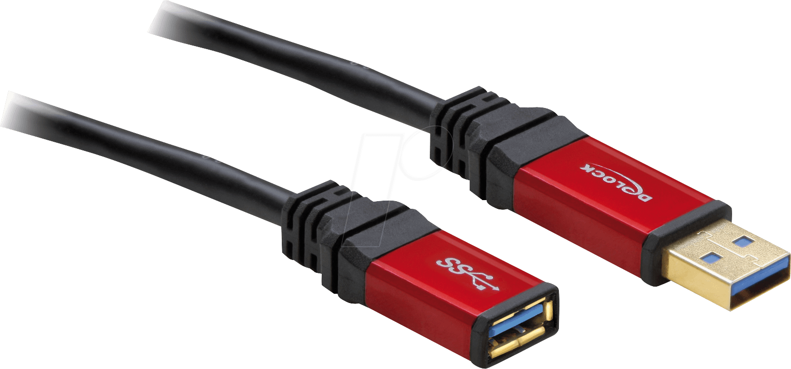 DELOCK 82754 - USB 5 Gb/s Kabel, A Stecker auf A Buchse, 3 m