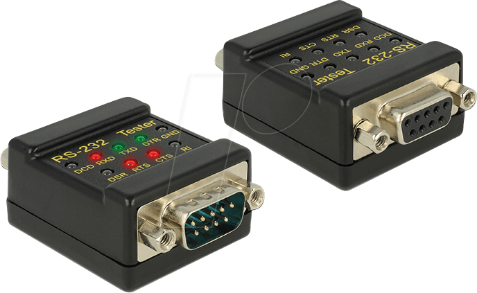DELOCK 87713 - RS-232 Tester DB9 Buchse > DB9 Stecker