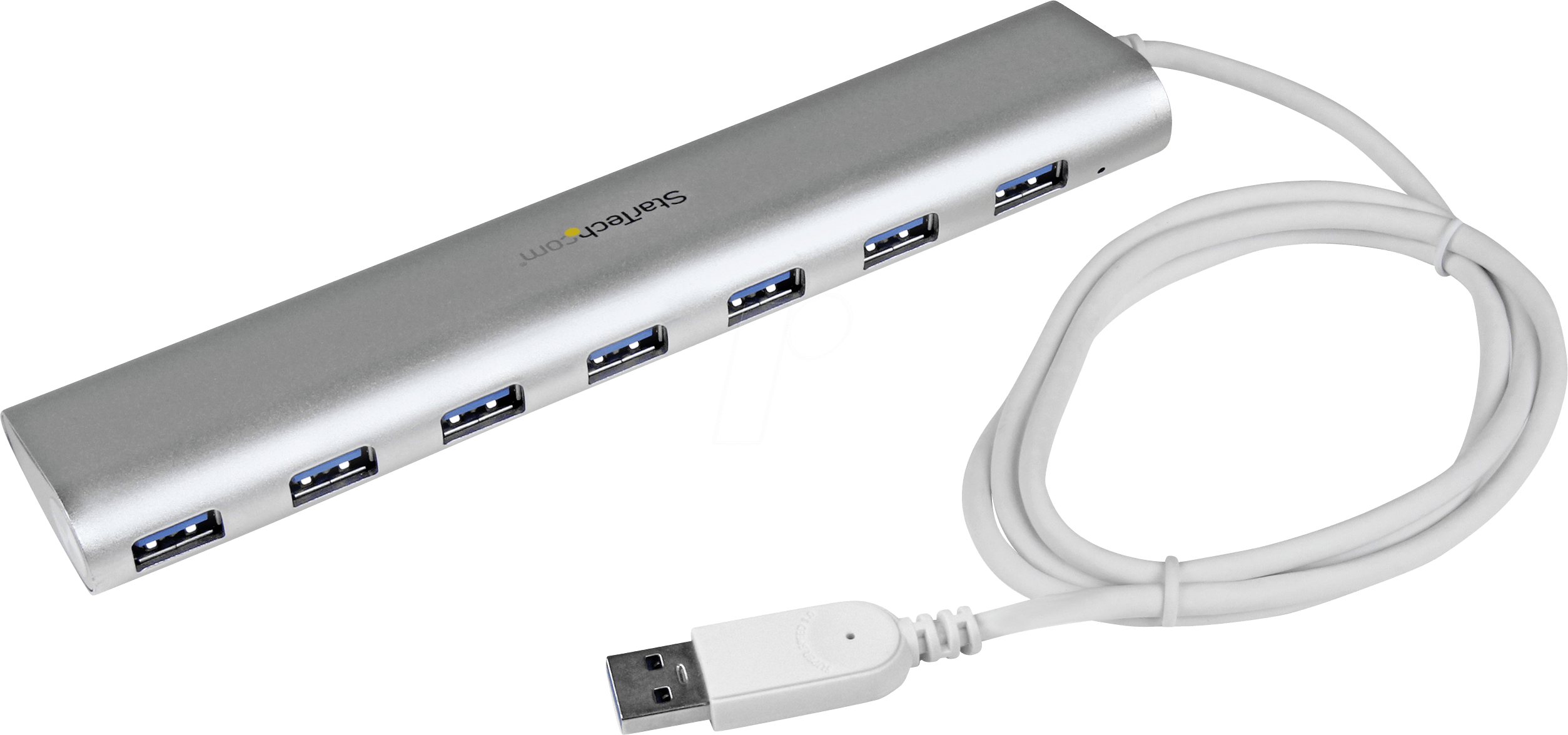 ST ST73007UA - 7 Port kompakter USB 3.0 Hub - Aluminium