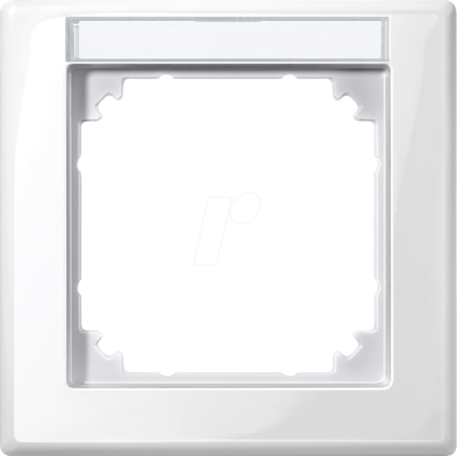 ME MS 470119 - M-SMART, Rahmen, 1-fach, polarweiß glänzend, Beschriftungsträger