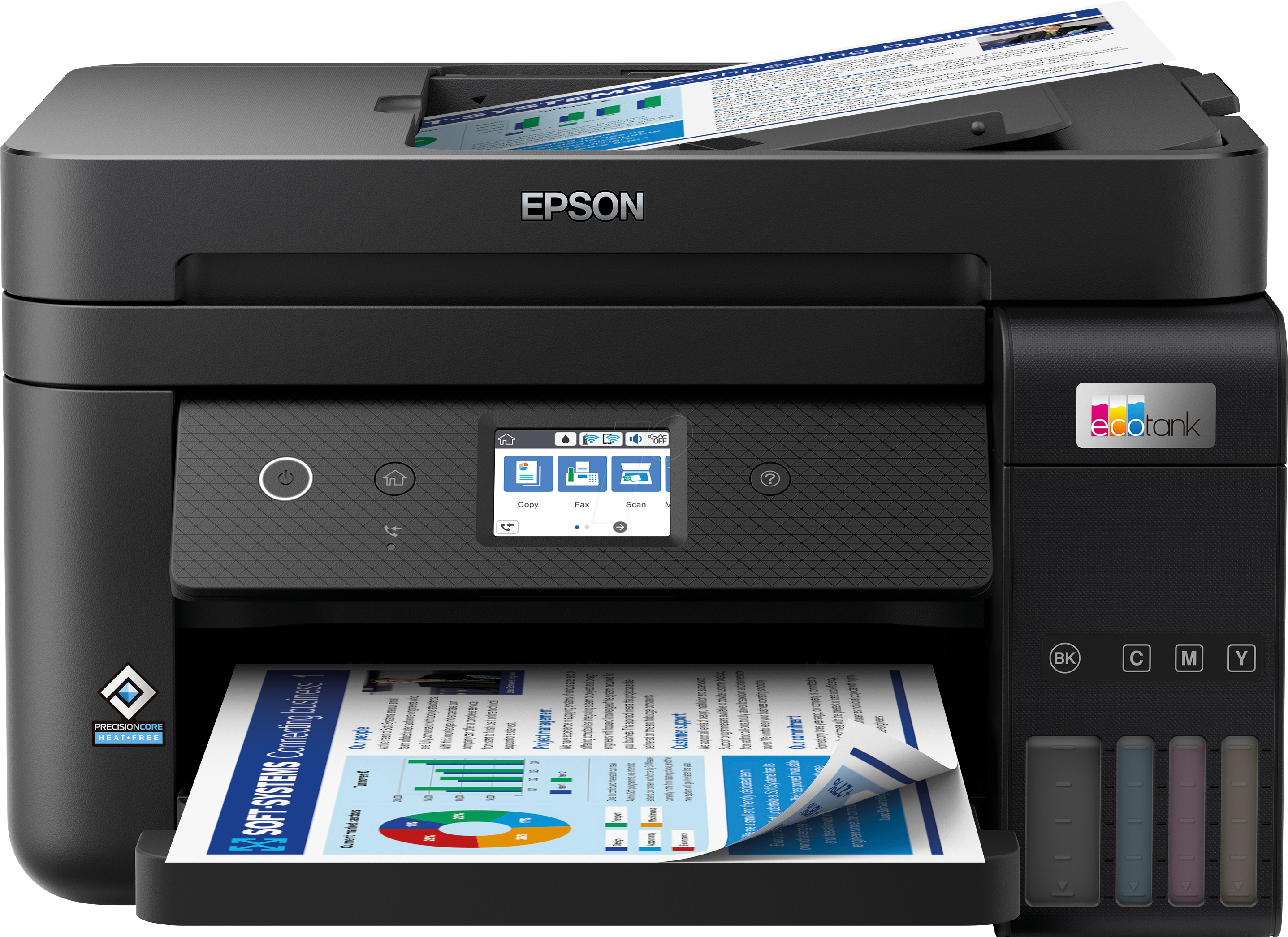 Thumbnail - EPSON ET-4850 - Drucker, EcoTank, 4in1, LAN/WLAN, Duplex, inkl. UHG