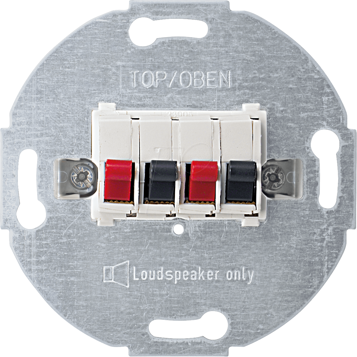 EL SM 467019 - System M, Lautsprecheranschluss, polarweiß, glänzend