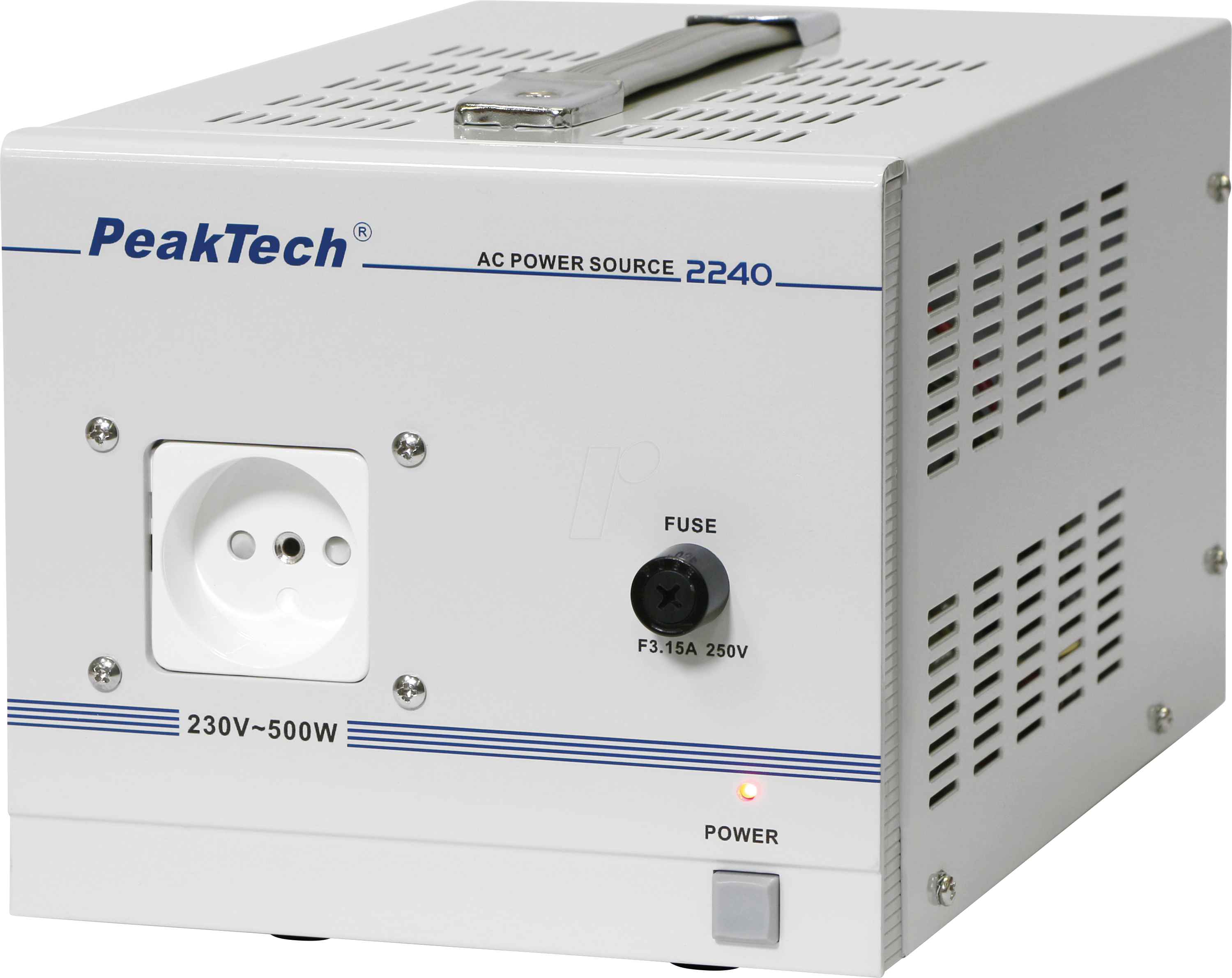 Thumbnail - PEAKTECH 2240 - Trenntransformator, 230 V AC, 2,5 A, galvanische Trennung
