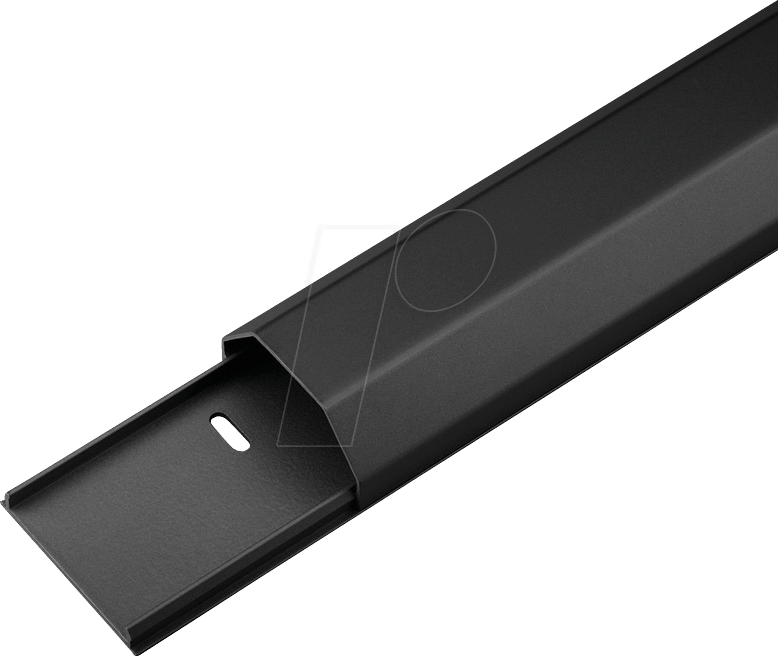 CAB 90724 - Aluminium-Kabelkanal 1,1m, 50 mm breit, schwarz