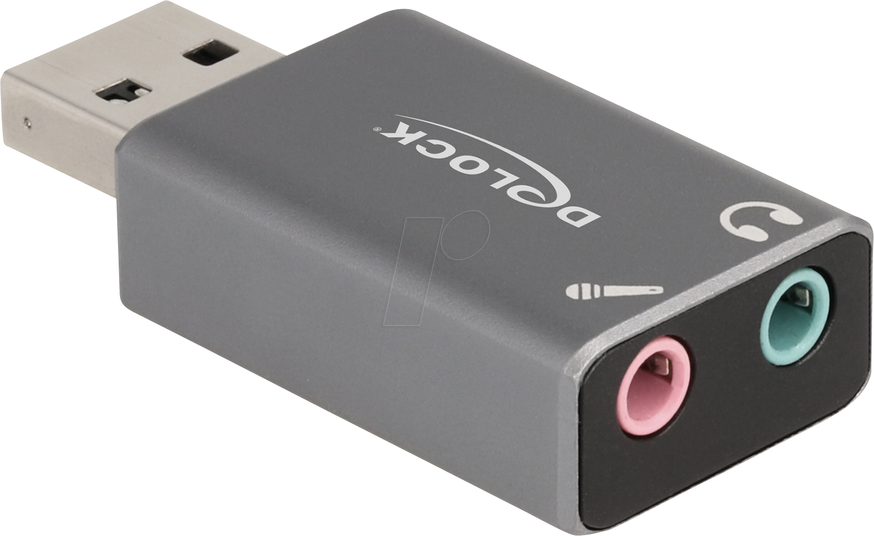 DELOCK 66633 - Audio Adapter USB-A - 2x 3,5 mm Klinkenbuchse