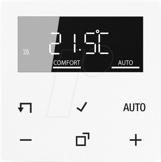 JG BTA1791WW - Bluetooth Raumthermostat, alpinweiß