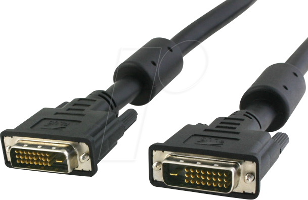 Thumbnail - ICOC-DVI-811CF - DVI Monitor Kabel DVI 24+1 Stecker, Dual Link, Ferrit, 10,0 m