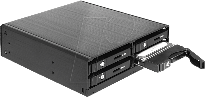 DELOCK 47220 - 5.25er Wechselrahmen für 4 x 2.5er SATA HDD/SSD