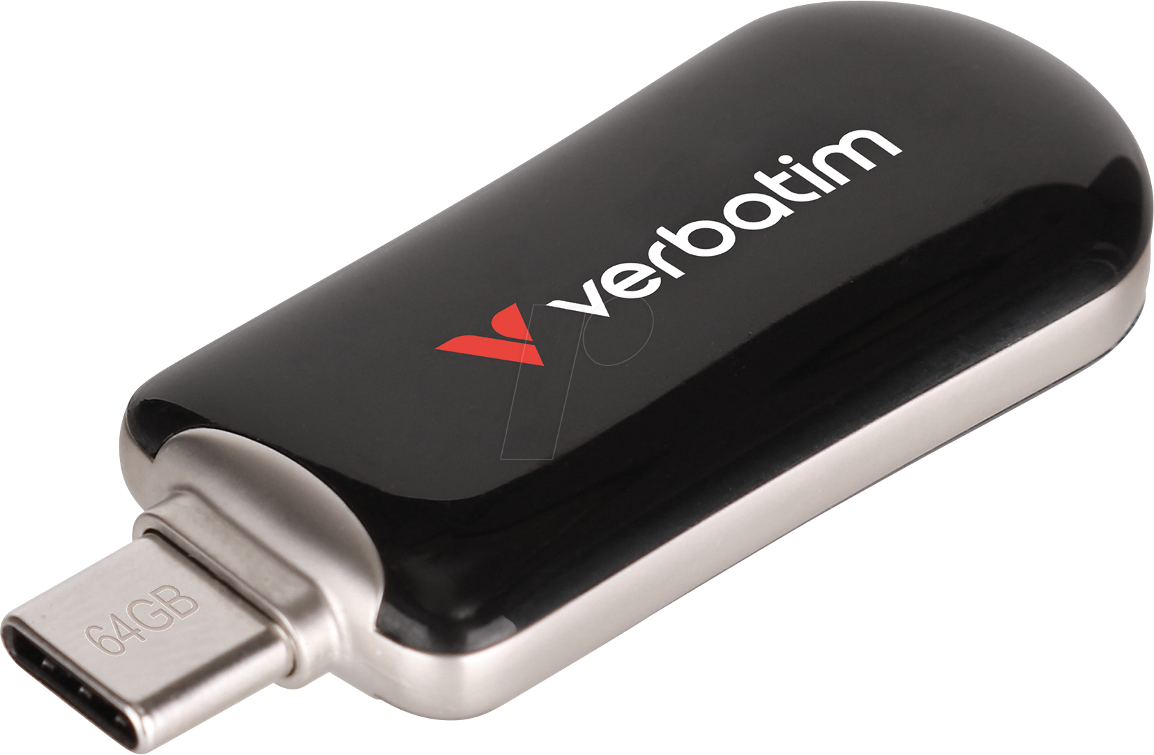 VERBATIM 30224 - USB-Stick, USB 3.2, 64 GB, Plectra, schwarz