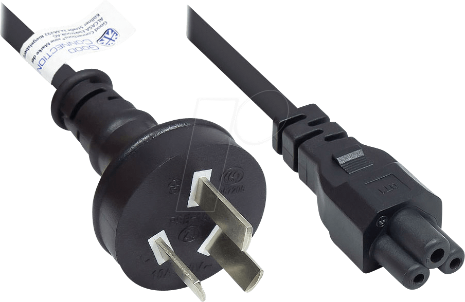 GC P8005-S018 - Netzkabel, CN Stecker, Typ I, 1,8 m, schw, C5, CCC