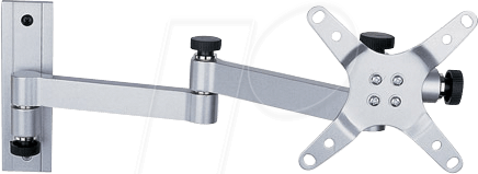 ICA-LCD-104 - Wandhalter LCD 13” - 30” langarm, silber