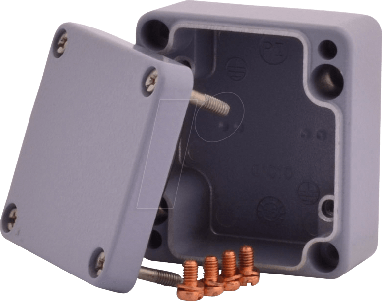 ALTR 586434 GR - Aluminiumgehäuse Alster, 58 x 64 x 34 mm