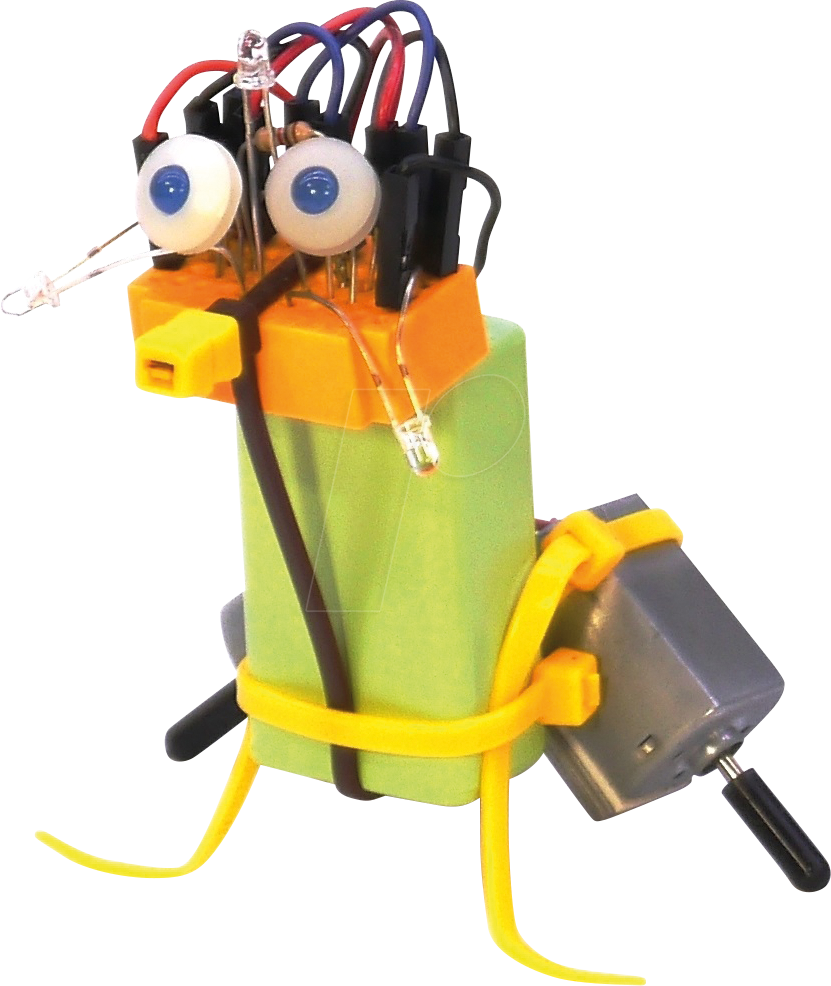 VARIKABI GL - MiniBot als Steckbausatz, gelb