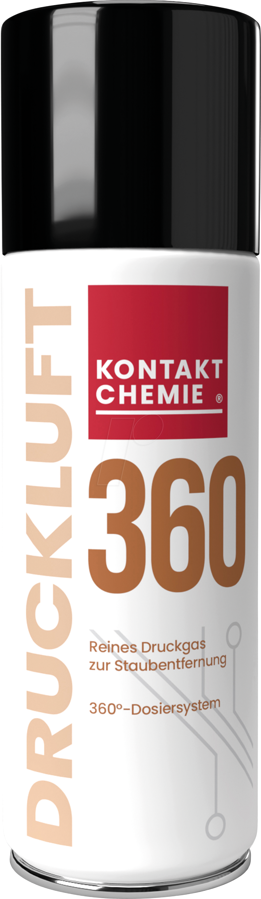 KONTAKT 33162-DE - Druckluftspray, Druckluft 360, 200 ml