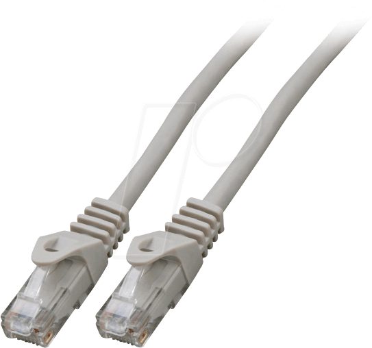 Thumbnail - EFB K8104GR.0.5 - Cat.6 U/UTP Patchkabel CCA, 0,5 m, grau