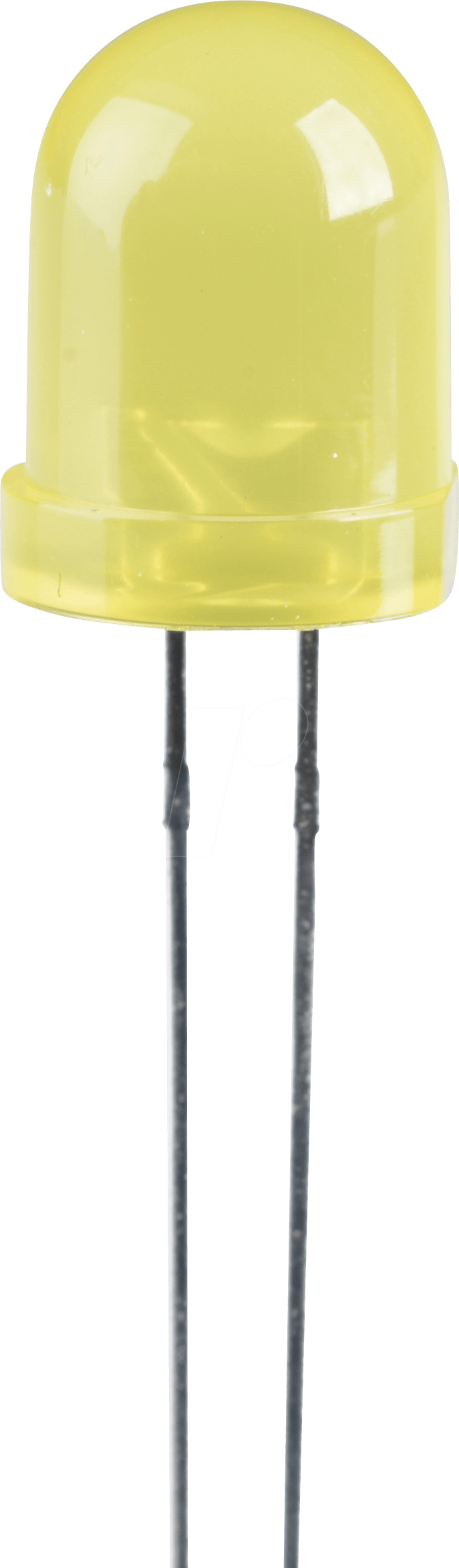 LED 8MM GE - LED, 8 mm, bedrahtet, gelb, 70 mcd, 50°