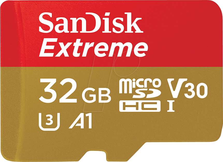 SDSQXAF032GGN6MA - MicroSDHC-Speicherkarte 32GB, SanDisk Extreme