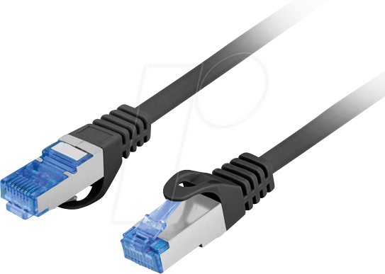 LBG 6A10CC0300BK - Patchkabel RJ45 Cat.6a S/FTP 3 m schwarz