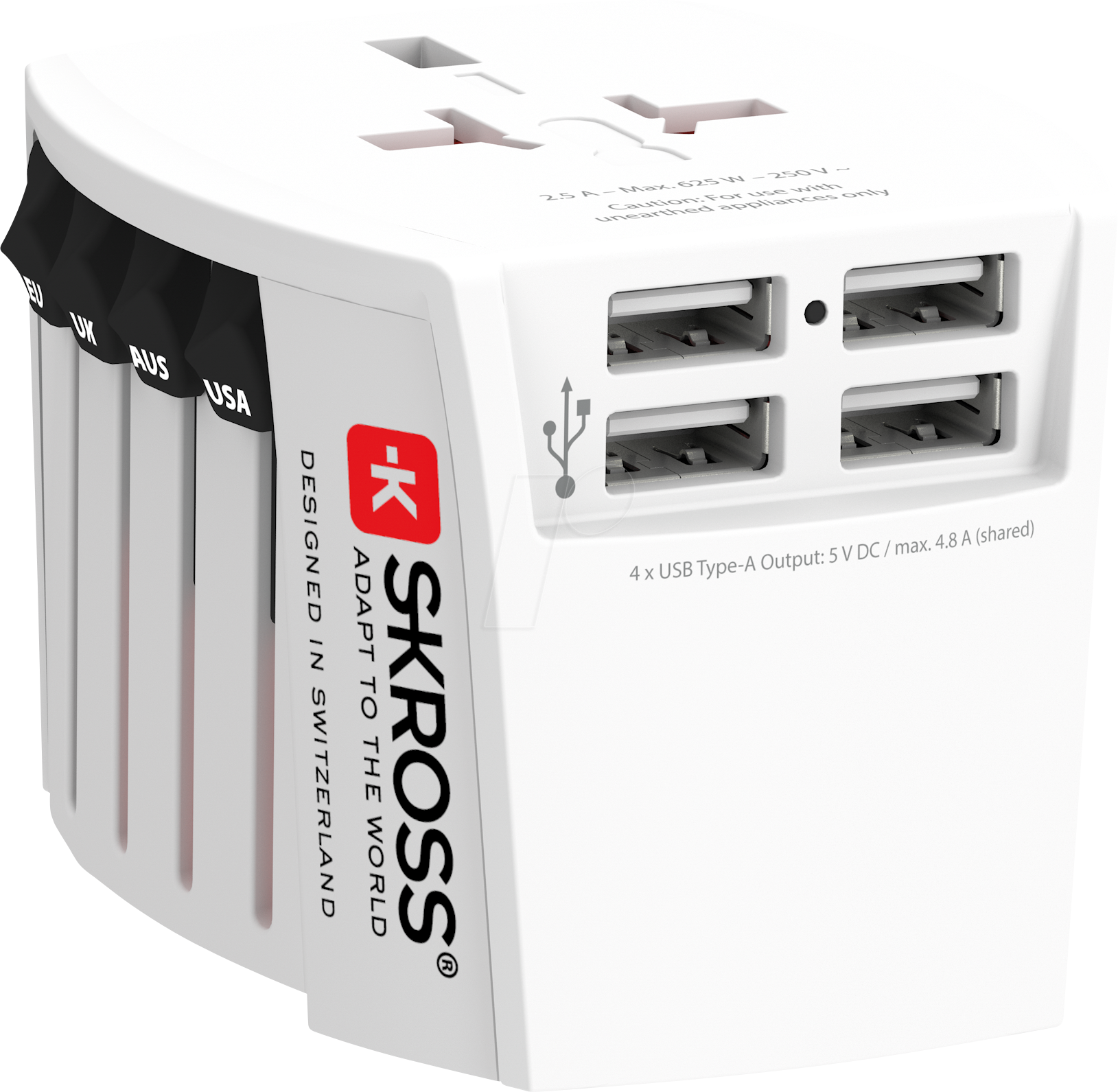 SKROSS 1302961 - SKROSS MUV, 4x USB-A