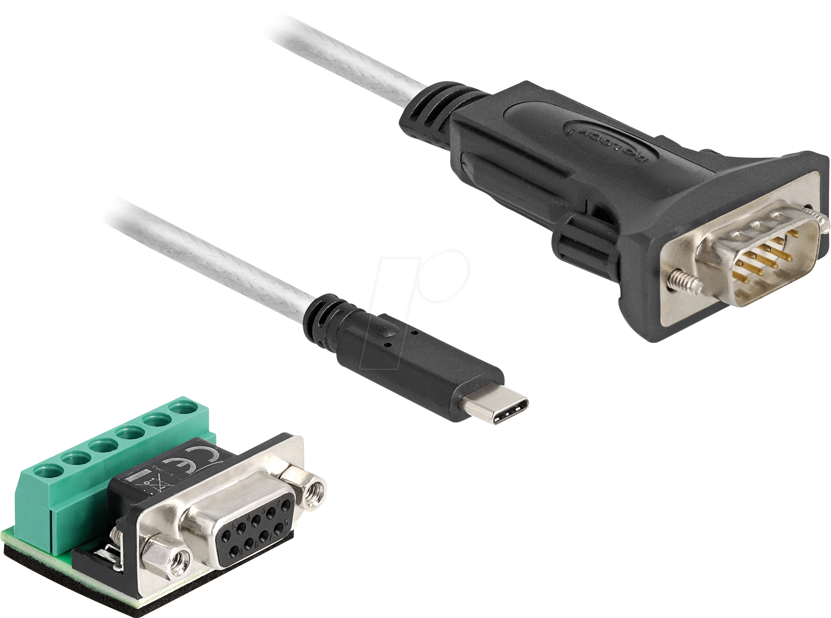 DELOCK 64270 - Adapterkabel USB-C > RS-422/485 + Terminalblock, 2 m