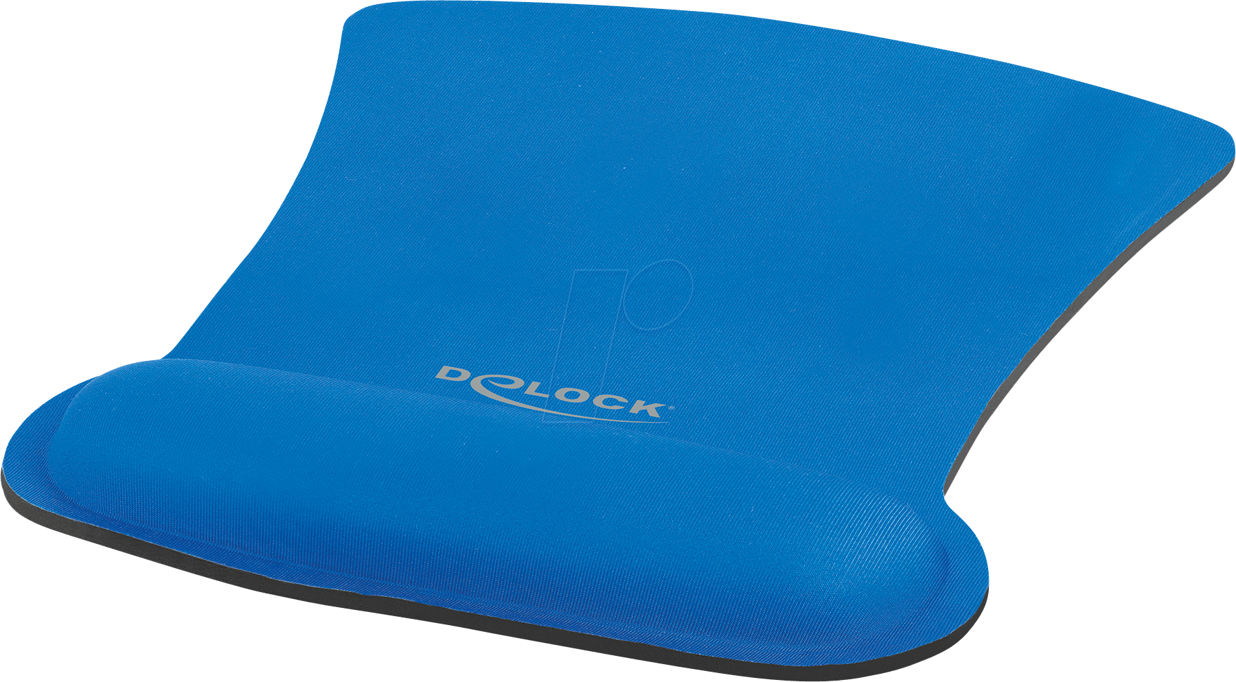 DELOCK 12699 - Mauspad mit Handballenauflage ergonomisch blau