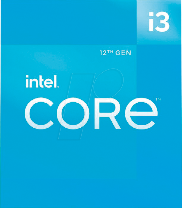 BX8071512100 - Intel Core i3-12100, 3.30GHz, boxed, 1700