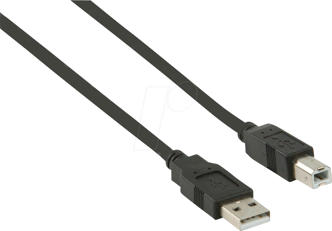 N CCGB60100BK30 - USB 2.0 Kabel, A-Stecker > B-Stecker, 3 m, Schwarz