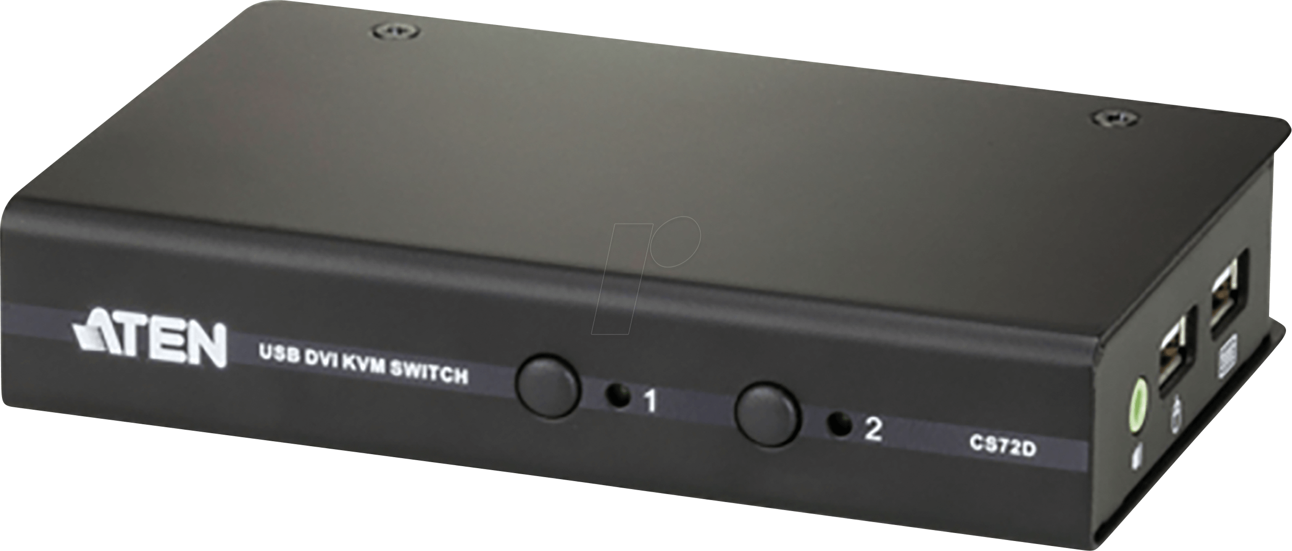 ATEN CS72D - 2-Port-USB-DVI/Audio-Slim-KVM-Switch