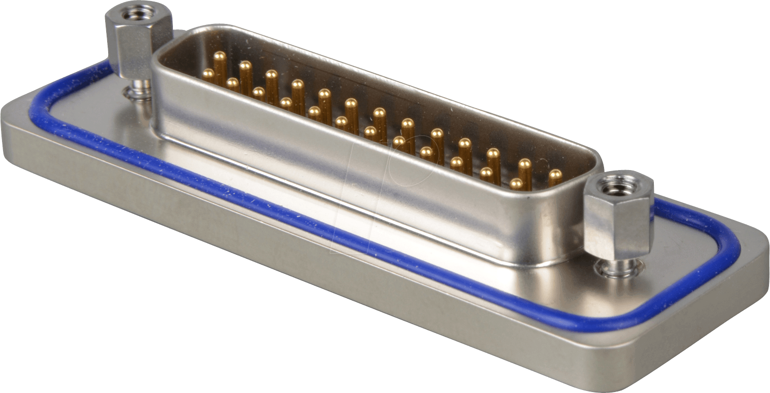 D-SUB ST 25 IPS - D-SUB-Stecker,25-polig,Lötkelch,IP67 Solid,gedr.
