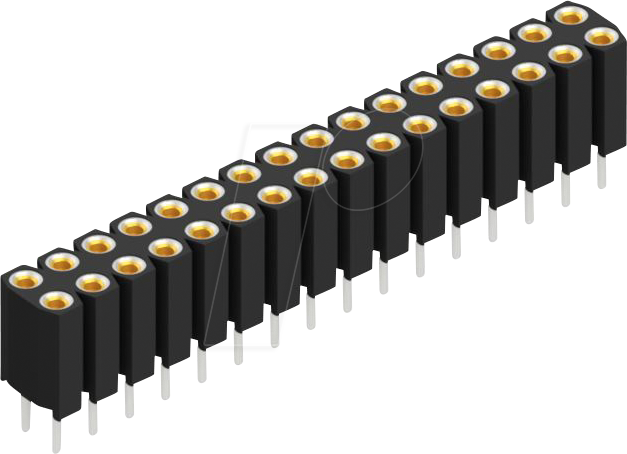 Thumbnail - FIS BL 6 32 - Buchsenleiste, 2-reihig, 2 x 16 - 2,54 mm