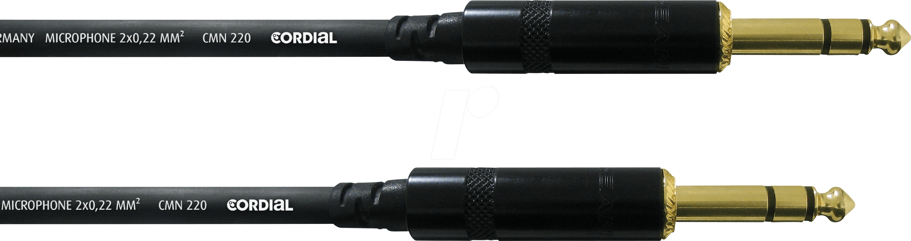 CFM-VV 1,5 - Symmetrisches Verbindungskabel, 6,3 mm Klinkenstecker, 1,5 m