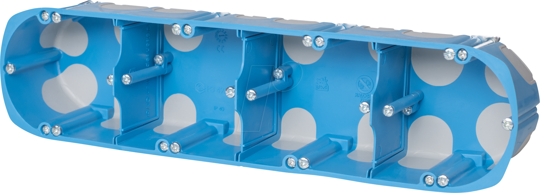 EL HW402K - HW Mehrfach-Gerätedose, luftdicht, 4-fach