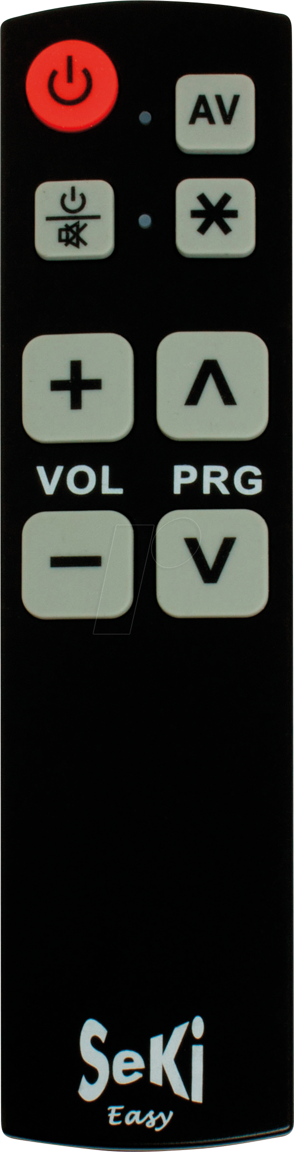 SEKI EASY SW - SeKi Easy, lernfähige Universalfernbedienung, schwarz