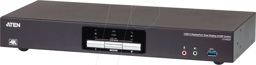 ATEN CS1942DP - 2-Port USB 3.0 4K DP KVM