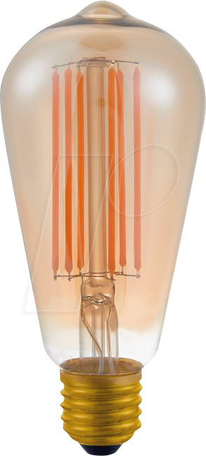SCHI LF023860025 - E27 ST64x143 600Lm 6.5W 925 Gold