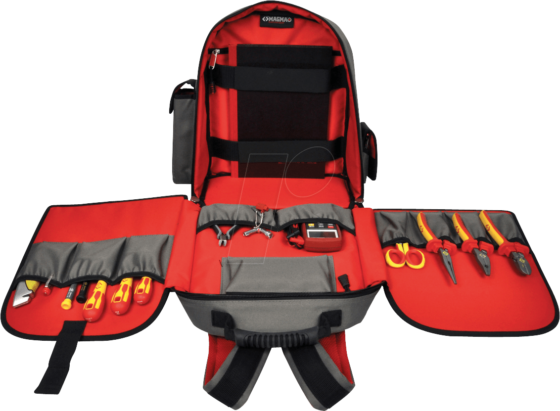 TASCHE MA2631 - Werkzeugrucksack, Polyester, 380x420x250 mm