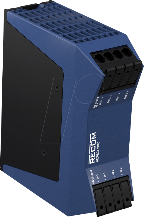 RACPRO1-RD40 - Schaltnetzteil, Hutschiene, 24 V, 2 x 20 A