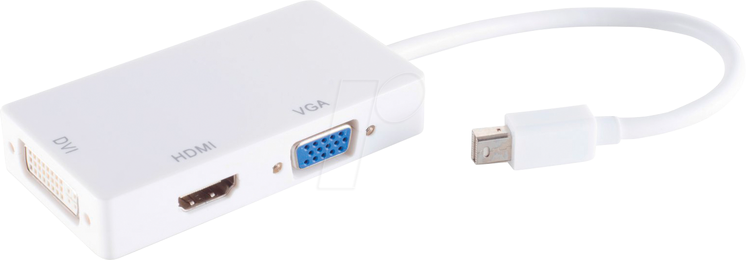 SHVP BS10-01015 - DisplayPort Adapter, Mini DPStecker > HDMI/DVI/VGA
