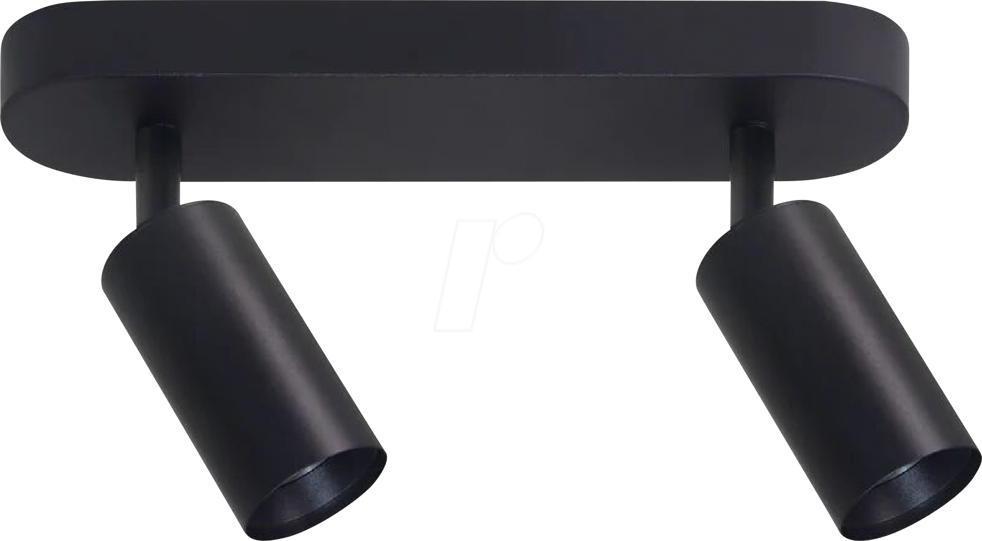 LX-300222 - Schwenkbarer LED Aufbauspot GU10, 2-flammig, schwarz, IP20,