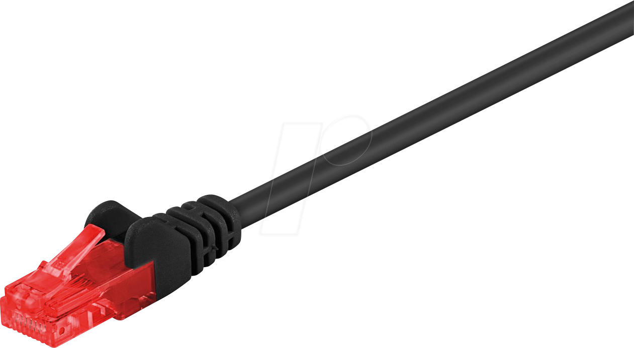 GOOBAY 68677 - Cat.6 Patchkabel, U/UTP, 1 m, schwarz