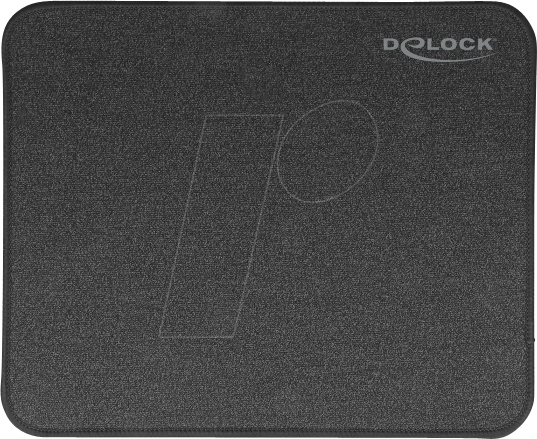 DELOCK 12112 - Mauspad, 300 x 245 mm, schwarz