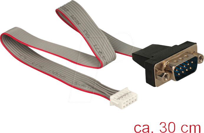 DELOCK 89632 - Delock Pfostenbuchse seriell > DB9 RS-232 Stecker, 30 cm