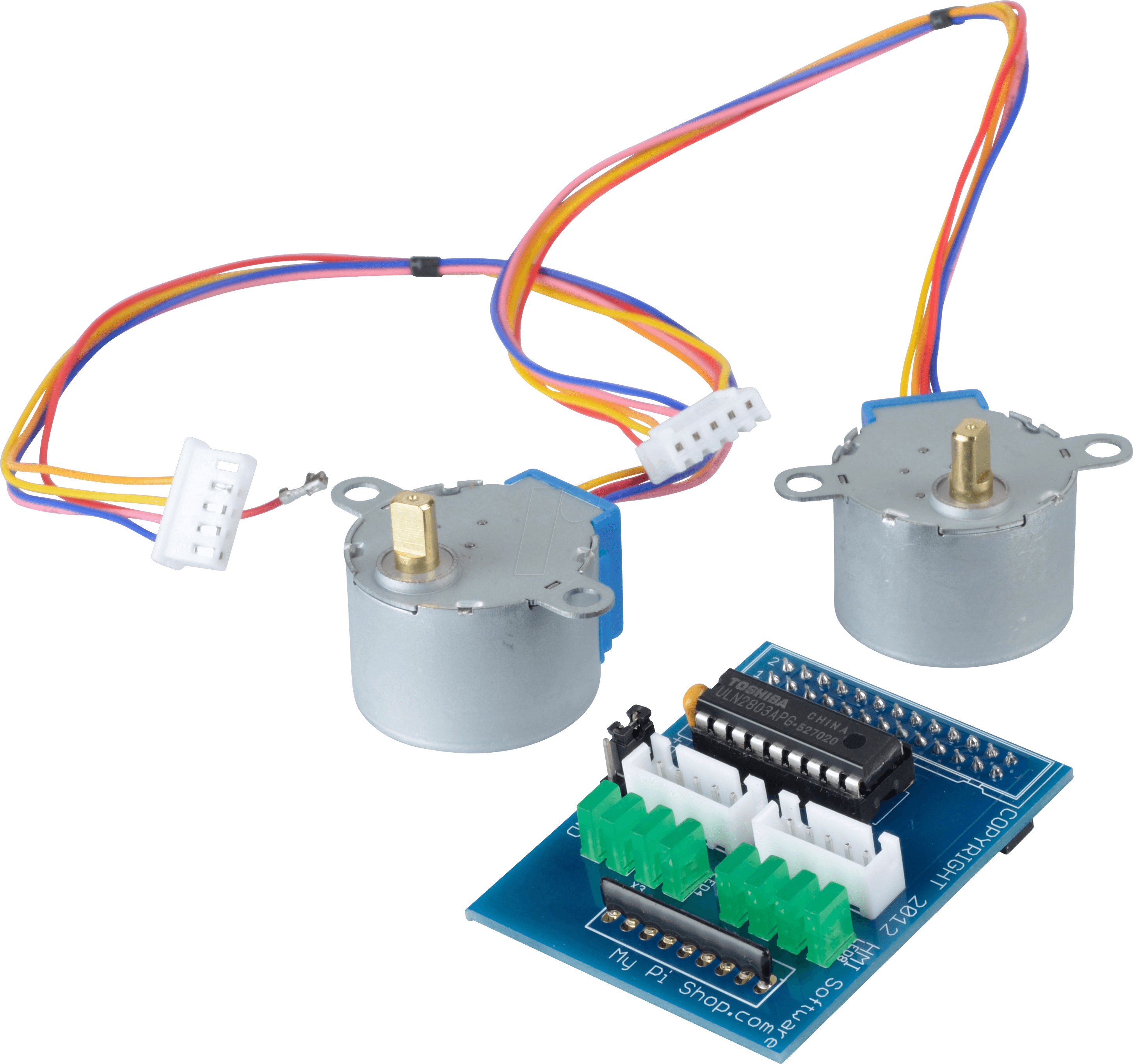 Thumbnail - RPI STEP MOTOR2 - Raspberry Pi - Motorsteuerung inkl. Schrittmotoren, ULN2803APG