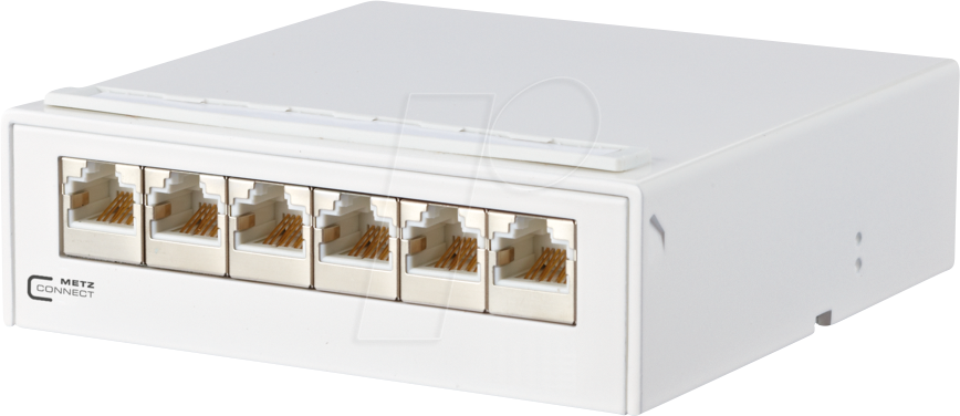 BTR 130862-21-E - E-DAT, AP-Verteiler, Cat.6, reinweiß