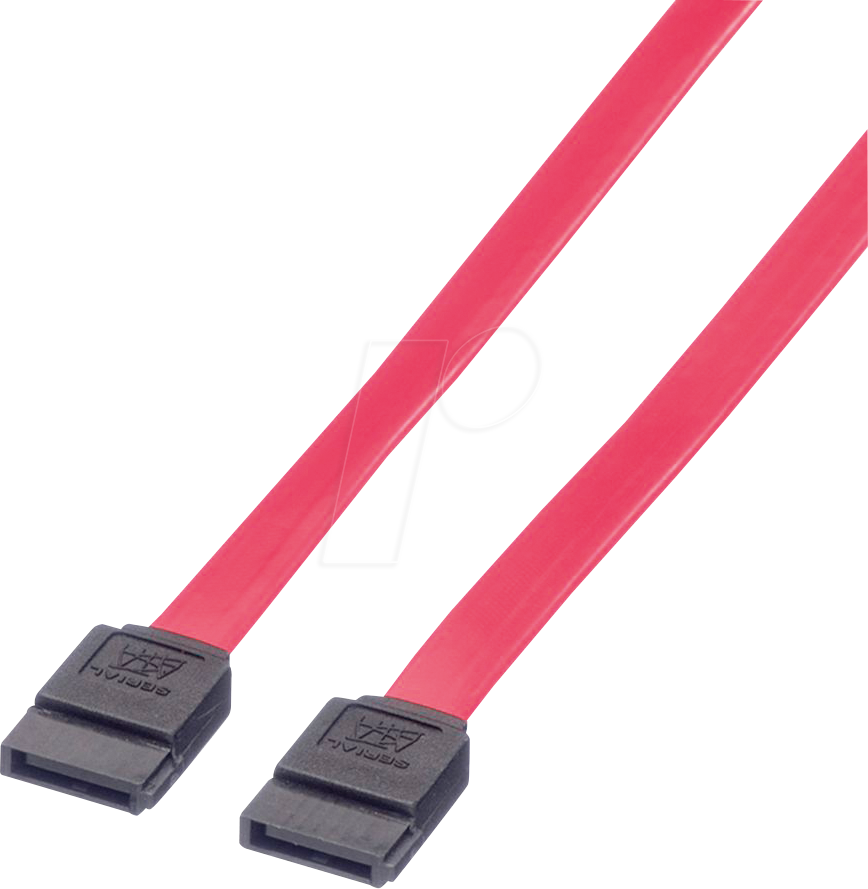 VALUE 11991560 - Kabel SATA 3 Gb/s Bu. > SATA Bu., 1 m, rot