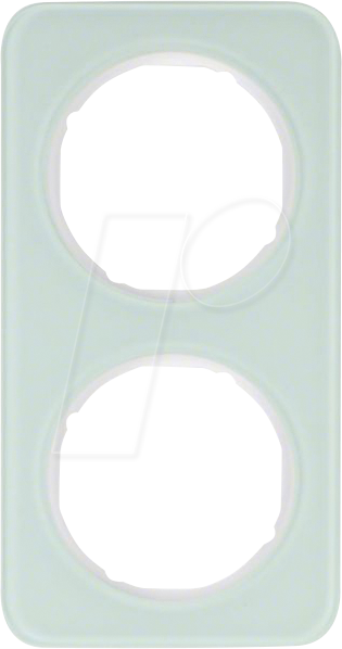 BERKER 10122109 - Rahmen 2fach R.1 Glas, polarweiß