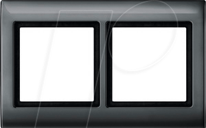 EL ME 400214 - Aquadesign, Rahmen, 2-fach, anthrazit