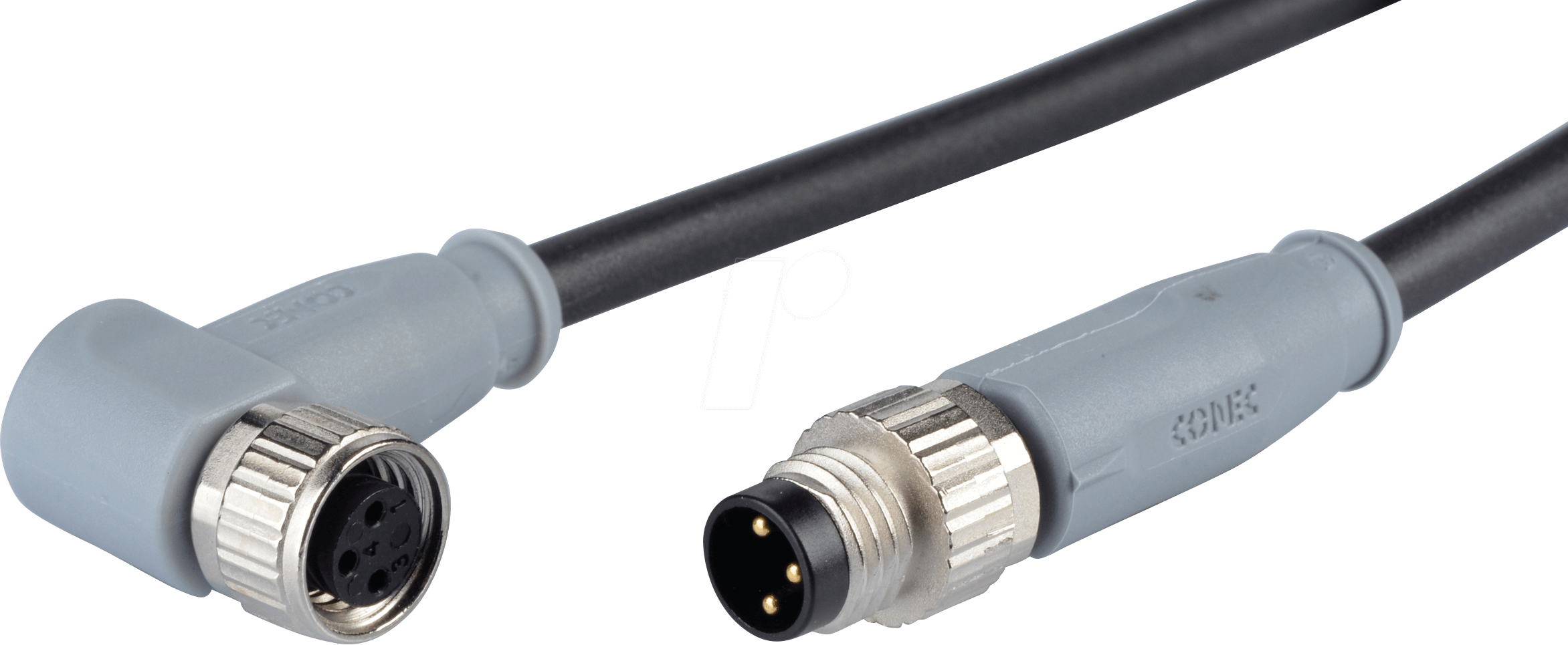 SAL12 RKWS45 - SAL M12x1 - 4-pol, Verbindungsleitung, 5 m