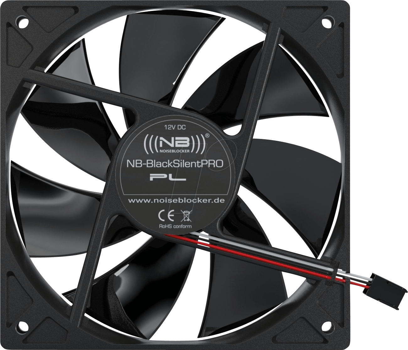 NOISEBLOCK PLPS - Noiseblocker BlackSilent Pro Fan PLPS, 120 mm